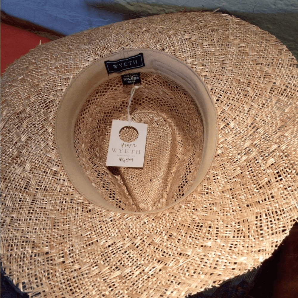 NEW!rare Boho Wyeth straw rancher hat - Picture 5 of 7
